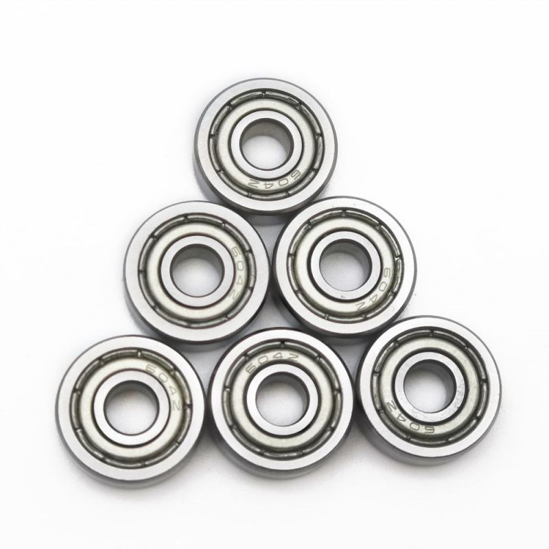 604zzz de aço carbono de aço duplo de ferro selado com ranhura profunda rolamento de esferas